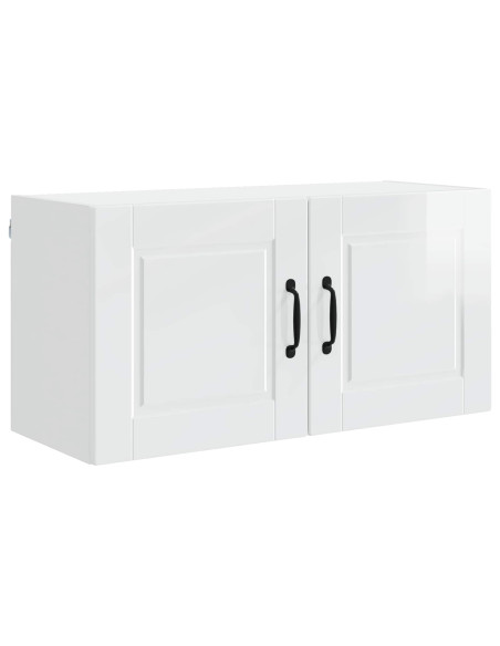 Mobile da cucina con lo scaffale Bianco Lucido 80 x 31 x 40 cm