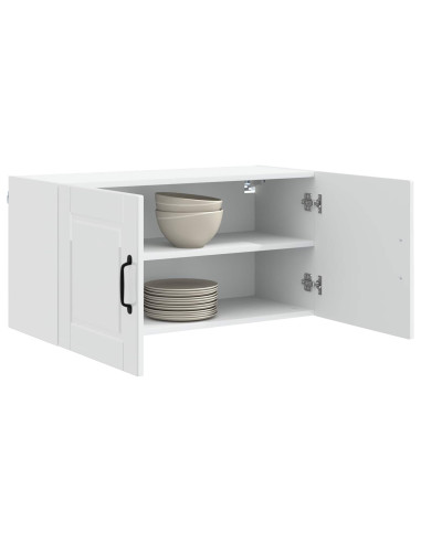 Mobile da cucina con lo scaffale Bianco Lucido 80 x 31 x 40 cm