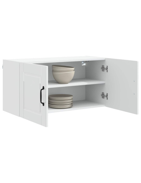 Mobile da cucina con lo scaffale Bianco Lucido 80 x 31 x 40 cm