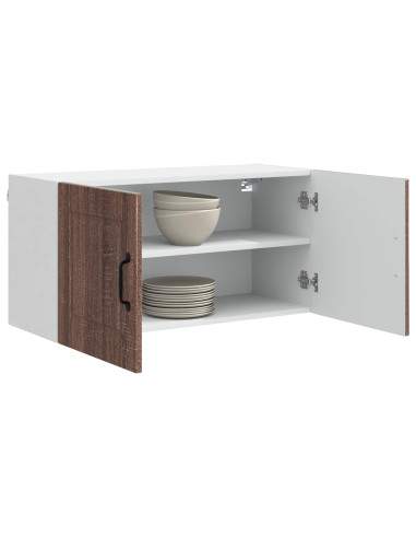 Mobile da cucina con lo scaffale Rovere Marrone 80 x 31 x 40 cm