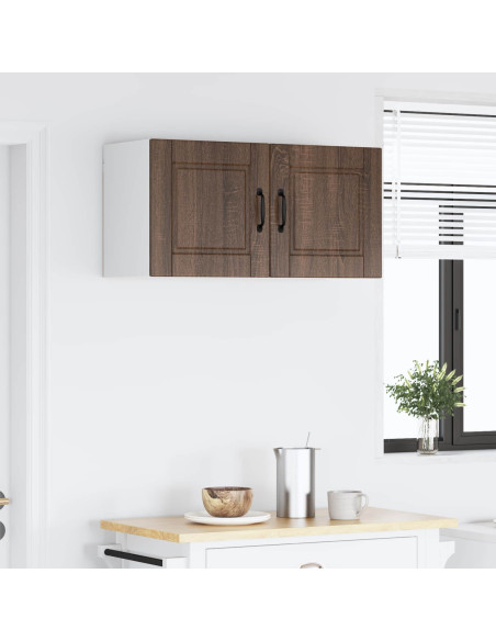 Mobile da cucina con lo scaffale Rovere Marrone 80 x 31 x 40 cm