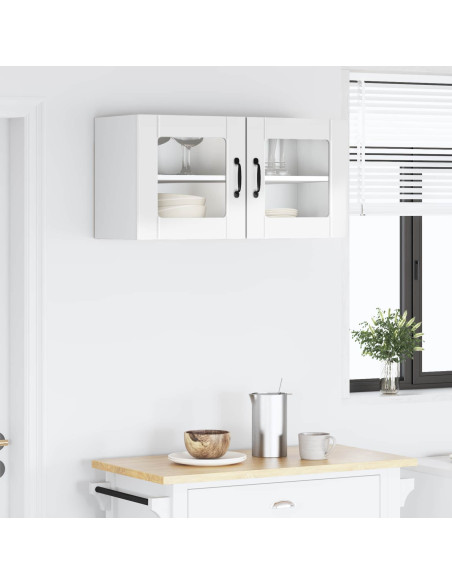 Mobile da cucina con lo scaffale Bianco Lucido 80 x 31 x 40 cm