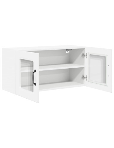 Mobile da cucina con lo scaffale Bianco Lucido 80 x 31 x 40 cm