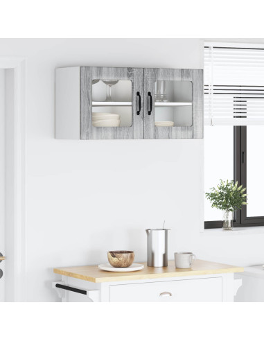 Mobile da cucina con lo scaffale Grigio Sonoma 80 x 31 x 40 cm