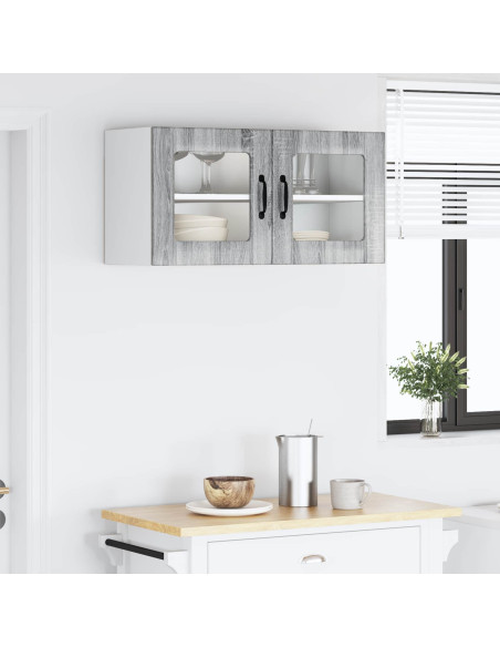 Mobile da cucina con lo scaffale Grigio Sonoma 80 x 31 x 40 cm