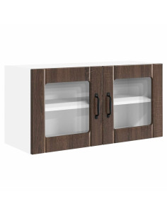 Mobile da cucina con lo scaffale Rovere Marrone 80 x 31 x 40 cm 2