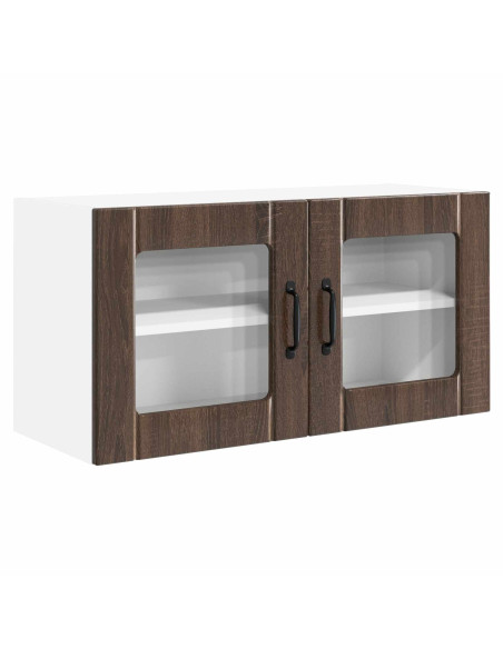 Mobile da cucina con lo scaffale Rovere Marrone 80 x 31 x 40 cm