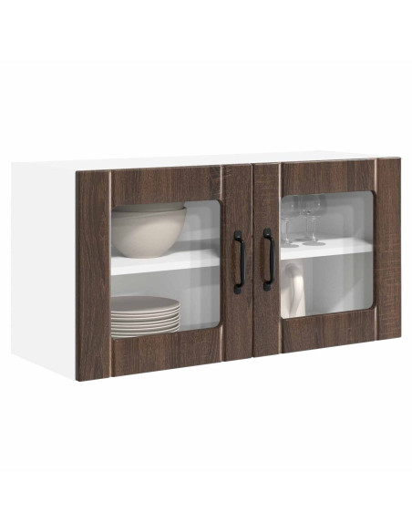 Mobile da cucina con lo scaffale Rovere Marrone 80 x 31 x 40 cm