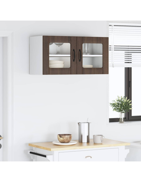 Mobile da cucina con lo scaffale Rovere Marrone 80 x 31 x 40 cm
