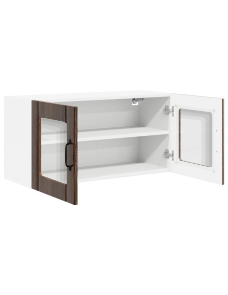 Mobile da cucina con lo scaffale Rovere Marrone 80 x 31 x 40 cm