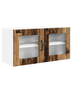 Mobile da cucina con lo scaffale Legno vecchio 80 x 31 x 40 cm 2