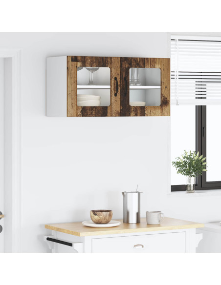 Mobile da cucina con lo scaffale Legno vecchio 80 x 31 x 40 cm