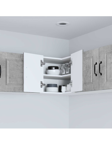 Mobile da cucina con lo scaffale Grigio cemento 57 x 57 x 40 cm