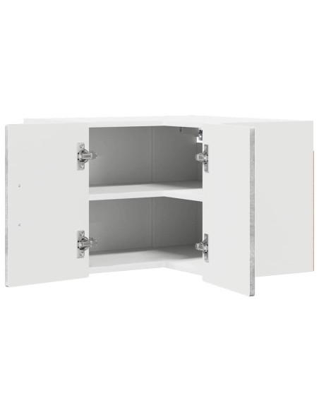 Mobile da cucina con lo scaffale Grigio cemento 57 x 57 x 40 cm