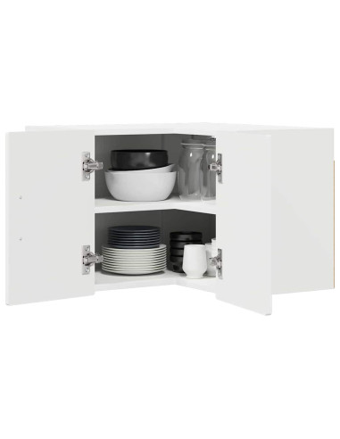 Mobile da cucina con lo scaffale Bianco Lucido 57 x 57 x 40 cm