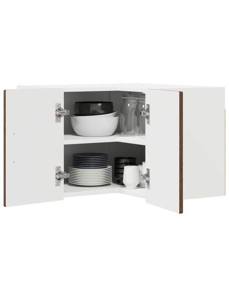 Mobile da cucina con lo scaffale Rovere Marrone 57 x 57 x 40 cm