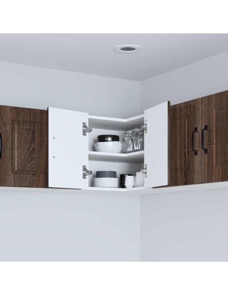 Mobile da cucina con lo scaffale Rovere Marrone 57 x 57 x 40 cm