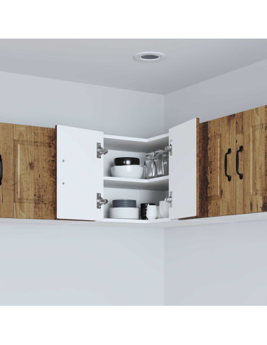 Mobile da cucina con lo scaffale Legno vecchio 57 x 57 x 40 cm