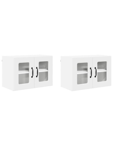 Mobile da cucina 2 pcs Bianco 60 x 31 x 40 cm Legno multistrato