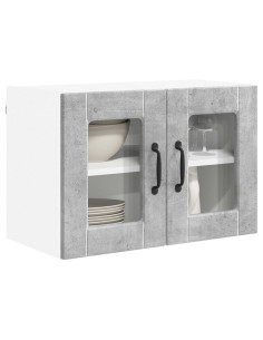 Mobile da cucina con lo scaffale Grigio cemento 60 x 31 x 40 cm 2