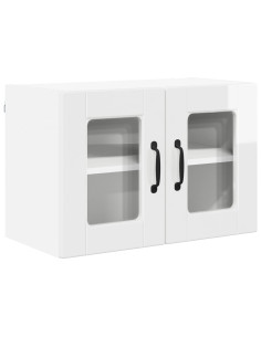 Mobile da cucina con lo scaffale Bianco Lucido 60 x 31 x 40 cm 2