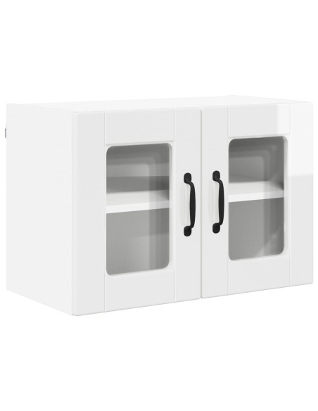 Mobile da cucina con lo scaffale Bianco Lucido 60 x 31 x 40 cm