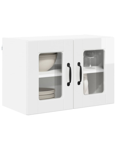 Mobile da cucina con lo scaffale Bianco Lucido 60 x 31 x 40 cm