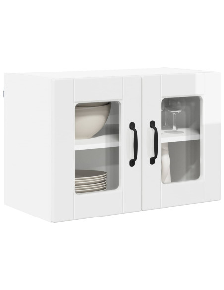 Mobile da cucina con lo scaffale Bianco Lucido 60 x 31 x 40 cm