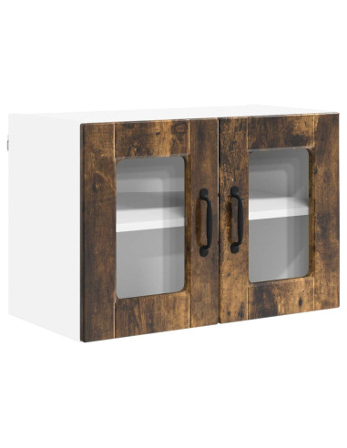 Mobile da cucina con porta 2 pcs Rovere fumé 60 x 31 x 40 cm