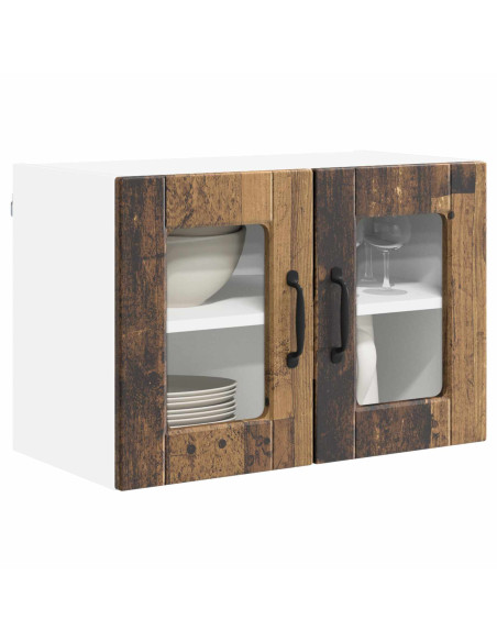 Mobile da cucina con porta 2 pcs Legno vecchio 60 x 31 x 40 cm