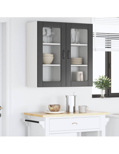 Mobile da cucina 2 pcs Nero 40 x 31 x 80 cm Legno multistrato