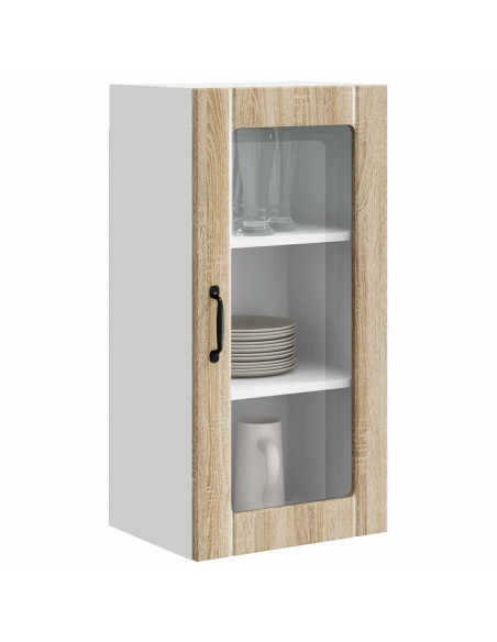 Mobile da cucina con porta 2 pcs Rovere Sonoma 40 x 31 x 80 cm