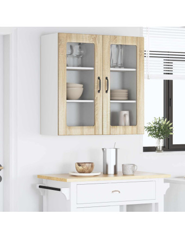 Mobile da cucina con porta 2 pcs Rovere Sonoma 40 x 31 x 80 cm