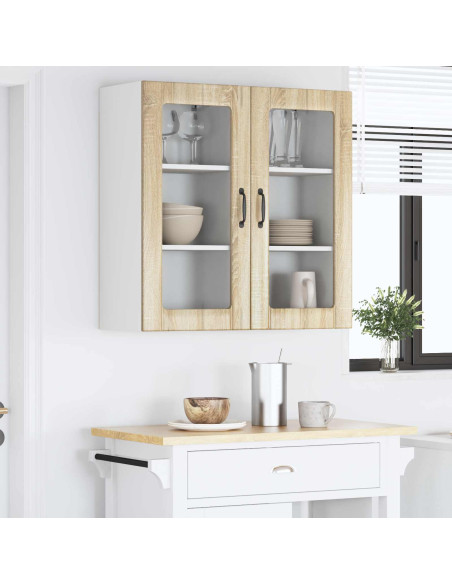 Mobile da cucina con porta 2 pcs Rovere Sonoma 40 x 31 x 80 cm