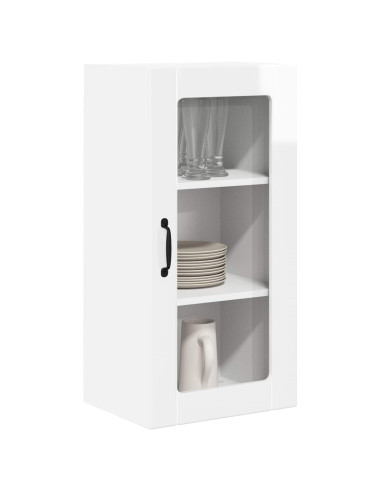 Mobile da cucina con lo scaffale Bianco Lucido 40 x 31 x 80 cm