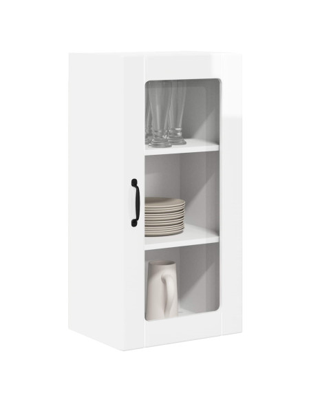 Mobile da cucina con lo scaffale Bianco Lucido 40 x 31 x 80 cm