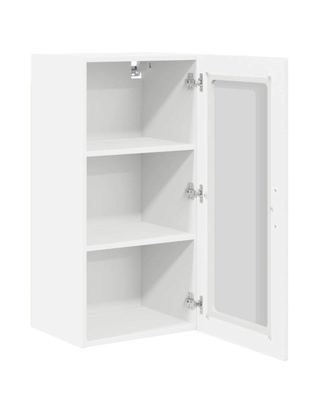 Mobile da cucina con lo scaffale Bianco Lucido 40 x 31 x 80 cm