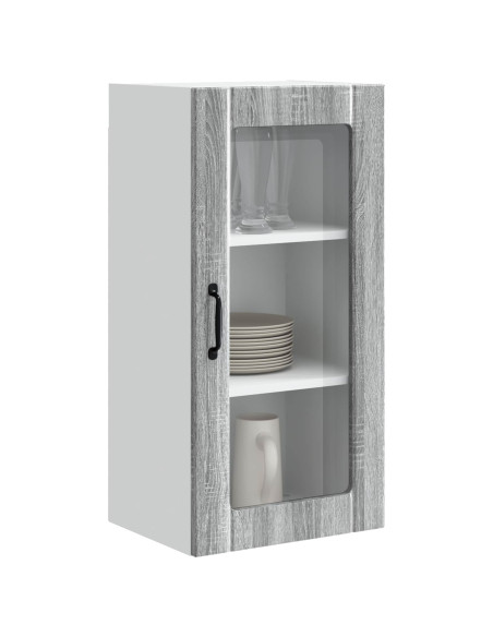 Mobile da cucina con porta 2 pcs Grigio Sonoma 40 x 31 x 80 cm