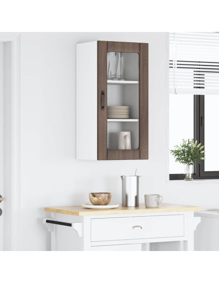 Mobile da cucina con lo scaffale Rovere Marrone 40 x 31 x 80 cm