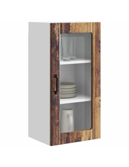 Mobile da cucina con porta 2 pcs Legno vecchio 40 x 31 x 80 cm