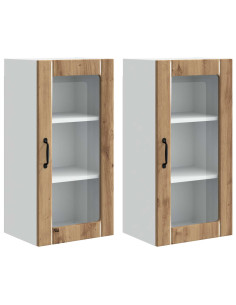 Mobile da cucina 2 pcs Rovere artigianale 40 x 31 x 80 cm 2