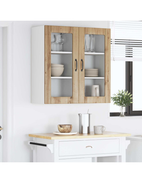 Mobile da cucina 2 pcs Rovere artigianale 40 x 31 x 80 cm