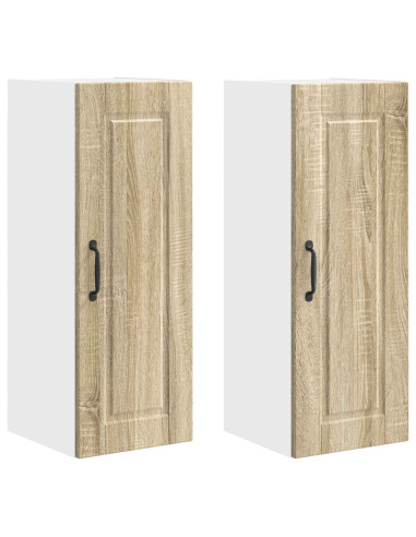Mobile da cucina con porta 2 pcs Rovere Sonoma 30 x 31 x 80 cm