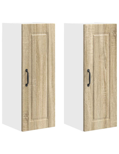 Mobile da cucina con porta 2 pcs Rovere Sonoma 30 x 31 x 80 cm