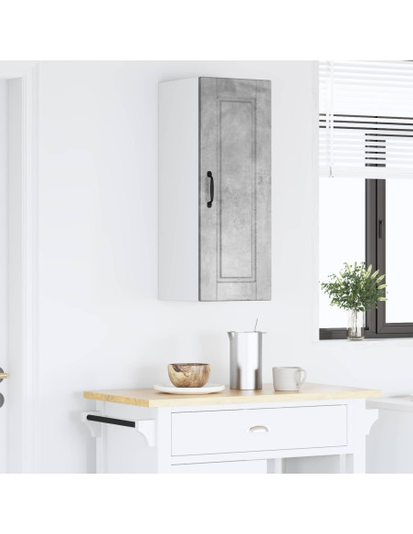 Mobile da cucina con lo scaffale Grigio cemento 30 x 31 x 80 cm