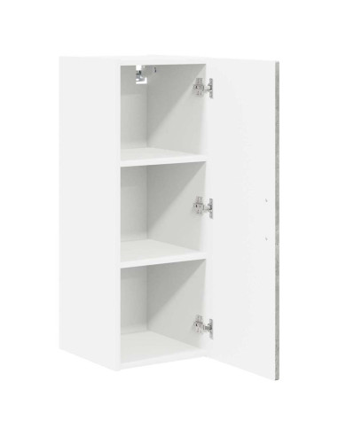 Mobile da cucina con lo scaffale Grigio cemento 30 x 31 x 80 cm