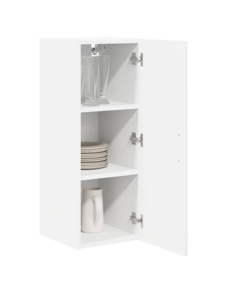 Mobile da cucina con porta 2 pcs Bianco Lucido 30 x 31 x 80 cm