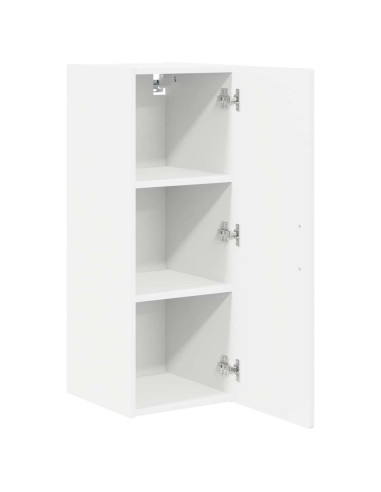 Mobile da cucina con porta 2 pcs Bianco Lucido 30 x 31 x 80 cm