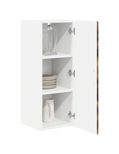 Mobile da cucina con porta 2 pcs Rovere fumé 30 x 31 x 80 cm