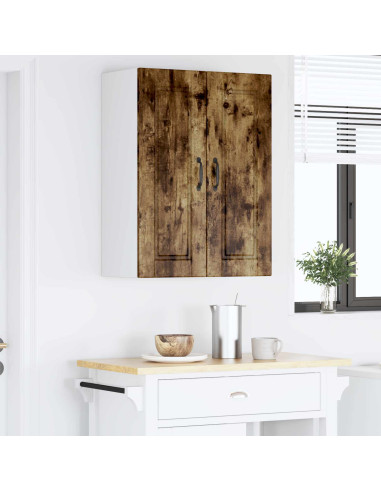 Mobile da cucina con porta 2 pcs Rovere fumé 30 x 31 x 80 cm